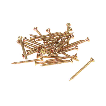 Шурупы жёлтые BROZEX пакет 3*40 (30шт) *10/100