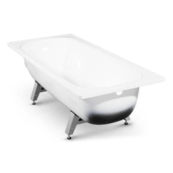 Ванна стальная 120*70*40 "ANTIKA" белая орхидея  + ножки OP-21200 (ВИЗ) *1