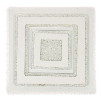 Светильник светодиодный акриловый 500мм 200W Q2028 100W*2 white с пультом S=25м VERNER LIGHTING *1