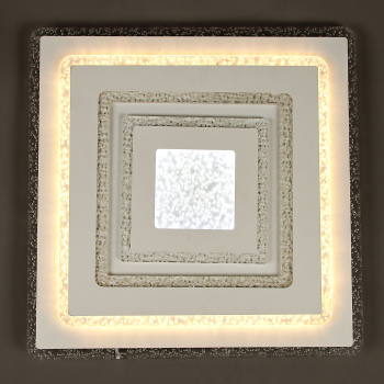 Светильник светодиодный акриловый 500мм 200W Q2028 100W*2 white с пультом S=25м VERNER LIGHTING *1