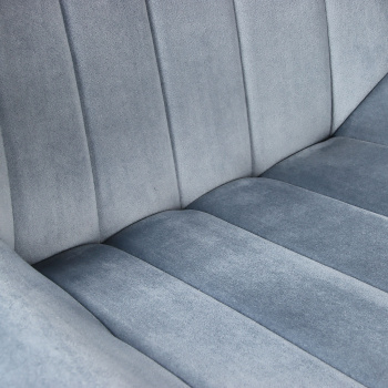 Стул FORPOST Неаполь, 55x88x42 см, велюр конфетти блю стоун, голубой