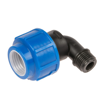 Угольник ПНД компрессия Ø 25х1/2" наружрезьба *1/80