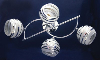 Люстра К0718/4  Космос  4*60W E27 (h=240, w=340, l=560) VERNER LIGHTING *1