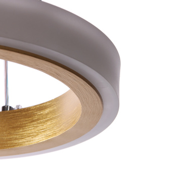 Люстра S2125/1 GD LED 3000К-6500К (h=800, d=200) б/пульта  VERNER LIGHTING *1