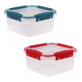 Контейнер д/прод. пластм. "Butterfly bright" 1,2л 156х156х84мм герметичный арт.78406 ("ПБ") Контейнер д/прод. пластм. "Butterfly bright" 1,2л 156х156х84мм герметичный арт.78406 ("ПБ")