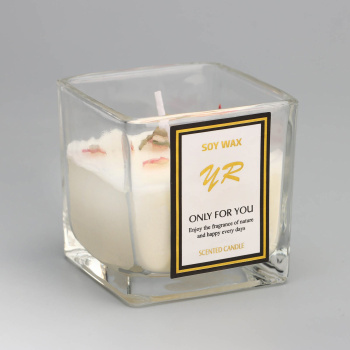 Свеча ароматическая в стакане "Soy Wax", морская соль и шалфей  9667544