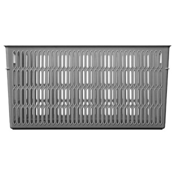Корзина для хранения пластм. "Simplify" 274х184х138мм 6л Серый арт 435250511 ("Бытпласт") *1/24