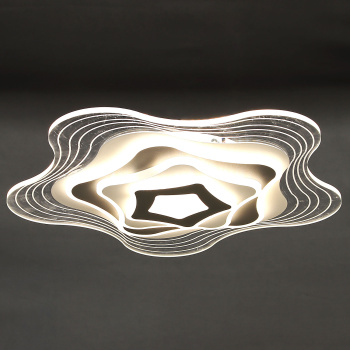 Светильник светодиодный акриловый 500мм 200W B2029 100W*2 white с пультом S=25м2 VERNER LIGHTIN *1