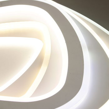 Светильник светодиодный акриловый 550мм 240W H2002 120W*2 white c пультом S=25м2 VERNER LIGHTING *1