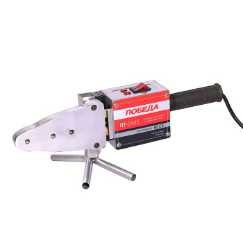 Аппарат для сварки пласт.труб ПОБЕДА ПТ-2435 (2435Вт, 6 насадок,2 мощ. нагр. элем.) кейс *1/10