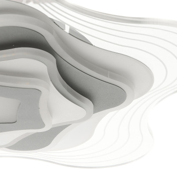 Светильник светодиодный акриловый 500мм 200W B2029 100W*2 white с пультом S=25м2 VERNER LIGHTIN *1