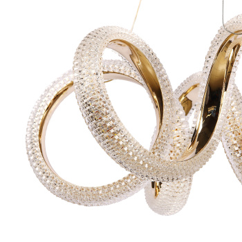 Люстра 9232/140W Gold  530 мм 3 реж., пульт S=20м2  VERNER LIGHTING *1