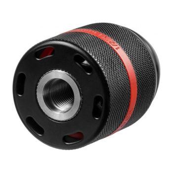 Патрон для дрели 13мм БЗП резьба 1/2" корпус металл с фиксатором ударный (29072-13-1/2) ЗУБР  *1/36