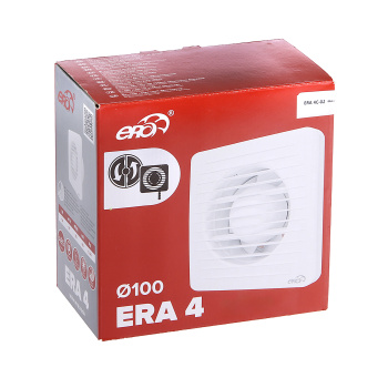 Вентилятор 100 ERA 4S С-02 (Ø100мм, обратный клапан,тяговый выкл, 97 м3/ч, сетка 150*150мм) *1/20 Вентилятор 100 ERA 4S С-02 (Ø100мм, обратный клапан,тяговый выкл, 97 м3/ч, сетка 150*150мм) *1/20