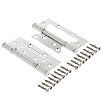 Петля без врезки 100*63*2мм ХРОМ CR (комплект 2шт.) AVERS *1/6/48