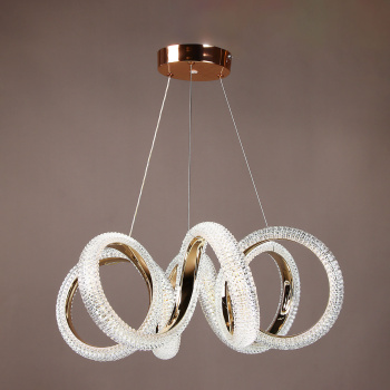 Люстра 9232/140W Gold  530 мм 3 реж., пульт S=20м2  VERNER LIGHTING *1