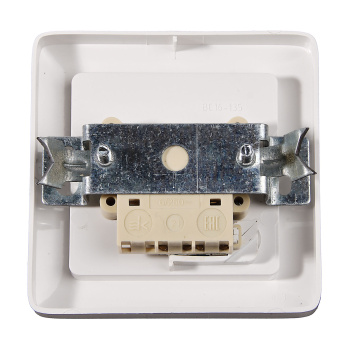 Выключатель "Хит" СП 1кл. белый с индикатором ВС16-135-б *10/96