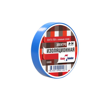 Изолента ПВХ "Klebebander" 19мм х 20м СИНЯЯ 905 *8/200 Изолента ПВХ "Klebebander" 19мм х 20м СИНЯЯ 905 *8/200