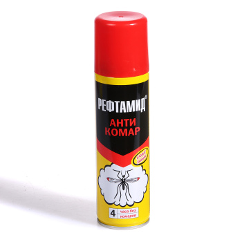 Аэрозоль от комаров 145мл РЕФТАМИД Антикомар до 4-х часов арт.372101 (Сибиар) *24