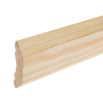 Плинтус 2.2 м, 50 мм, сращенный, бессучковый, классический