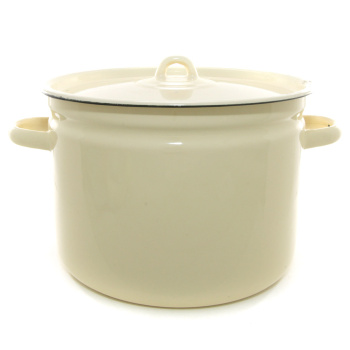 Кастрюля эмалированная 7,0л d240мм крышка с металл.ручк., без деколи С-1620 *1/4