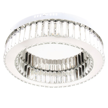 Светильник светодиодный акриловый 450мм 48W 8990/24W*2 LED 3 реж(т. и х.свет,смеш) пульт S=22м2 VER