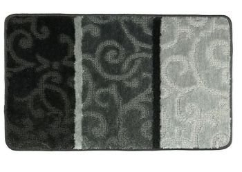 Коврик д/ванной Bombini  "Silver" (50см х 80см) Антрацит SLV 202017  *1/40