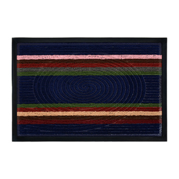 Коврик 40*60 см придверный "COMFORT" "VORTEX" синий (арт.22384) *1