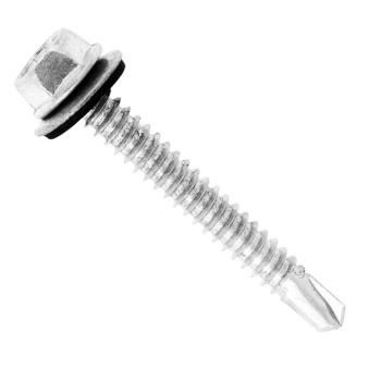 Саморезы кровельные BROZEX 6,3*100 цинк (600шт) промтара к *1