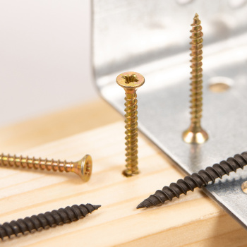 Шурупы жёлтые BROZEX пакет 3*30 (30шт) *10/100