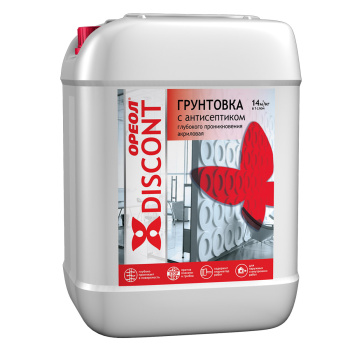 Грунтовка антисептическая глубокого проникновения Ореол Дисконт, 1 кг