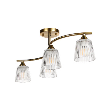 Люстра N6580/4 COP 4*40W E14 220V (l-725; w-220; h-245)  VERNER LIGHTING *1