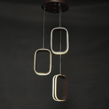 Люстра Verner Lighting YT261/3, 13 Вт, 3000-6500 K, пульт д/у, серый