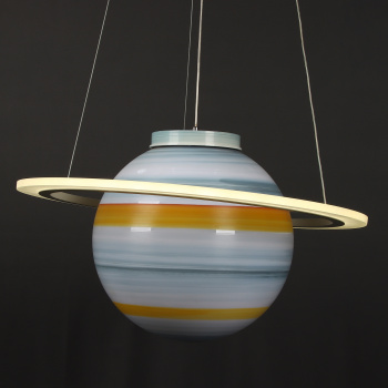 Люстра 8407 BL 32W*2+Е27 blue 600мм S=6м2  VERNER LIGHTING *1