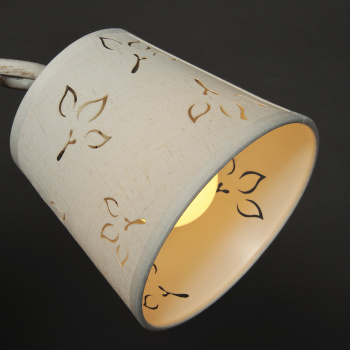 Люстра Verner Lighting N1969/3, 40 Вт, Е27, 3 лампы, белый/золото