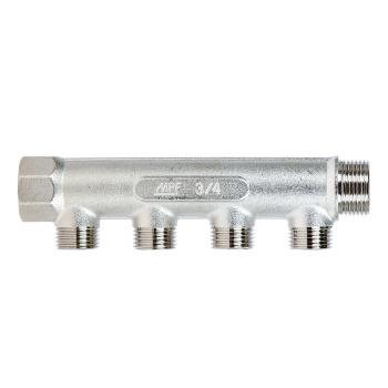 Коллектор MasterProf, 4 выхода, 3/4"х1/2" Коллектор MasterProf, 4 выхода, 3/4"х1/2"