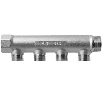 Коллектор MasterProf, 4 выхода, 3/4"х1/2" Коллектор MasterProf, 4 выхода, 3/4"х1/2"