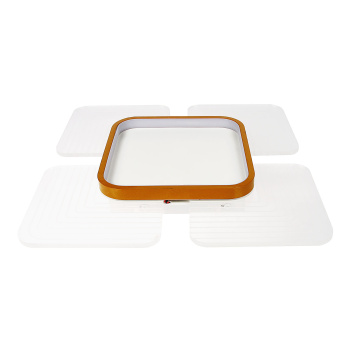 Светильник светодиодный акриловый 400мм 80W H2062 40W*2 white с пультом  *1