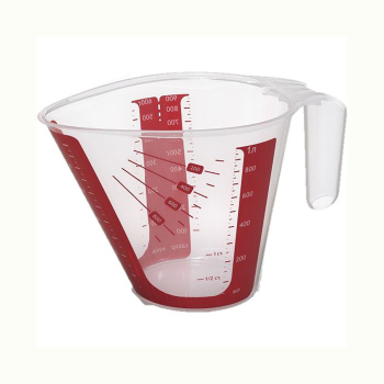 Кувшин мерный пластм. 1,0л "Step" арт.340 (Полимербыт) *1/24