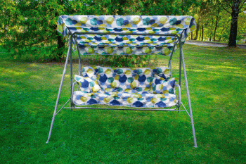 Качели  садовые Бари 2280*1210*1445, труба d=32мм (180кг) с821с900с1100 (Беларусь)  *17