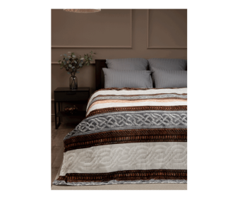 Плед фланель 140*200см Новая косичка TF FN F135 b1420 Texrepublic *1