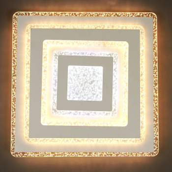 Светильник светодиодный акриловый 500мм 200W Q2028 100W*2 white с пультом S=25м VERNER LIGHTING *1