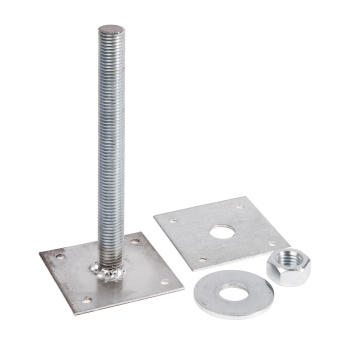 Анкер регулировочный по высоте 100х100х20мм ARH-100-20 *5 Анкер регулировочный по высоте 100х100х20мм ARH-100-20 *5