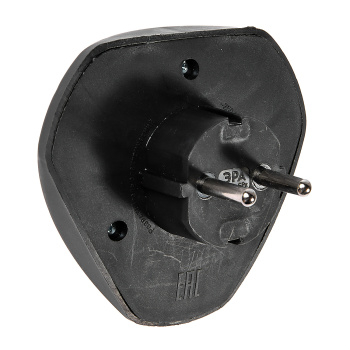 Разветвитель 3 розетки б/з 10А ЧЕРНЫЙ ЭРА SPx-3-B *1/10/60