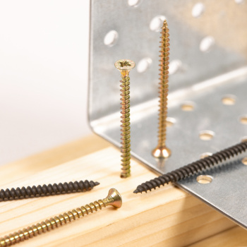 Шурупы жёлтые BROZEX пакет 3*50 (20шт) *10/100