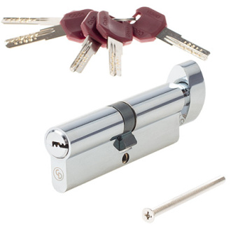 Механизм врезной 90(45/45)-С хром ключ/вертушка ZM-С-CR Code Deco*1/12/48