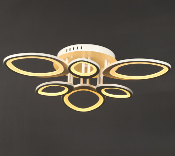 Люстра Verner Lighting Y1057/6, 60 Вт, 3000 K, 1 режим, пульт д/у, белый