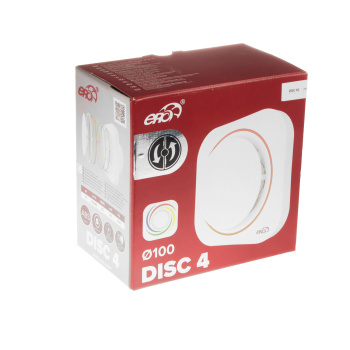Вентилятор 100 DISC 4C ERA (Ø100мм, обратный клапан, 80 м3/ч, 160*160мм) *1/16 Вентилятор 100 DISC 4C ERA (Ø100мм, обратный клапан, 80 м3/ч, 160*160мм) *1/16