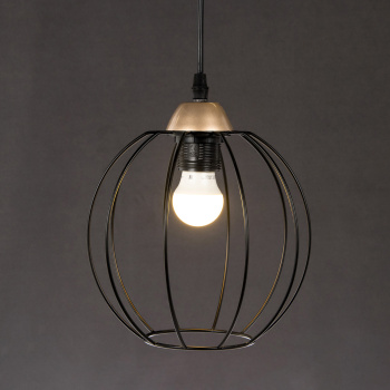 Люстра IL2001-1PC-05 BK ROSE GD 40Вт Е27 S=6м2  *1