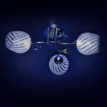 Люстра А2309/3 CH Е27 3*40Вт (h=230; d=490) S=12м2 VERNER LIGHTING *1